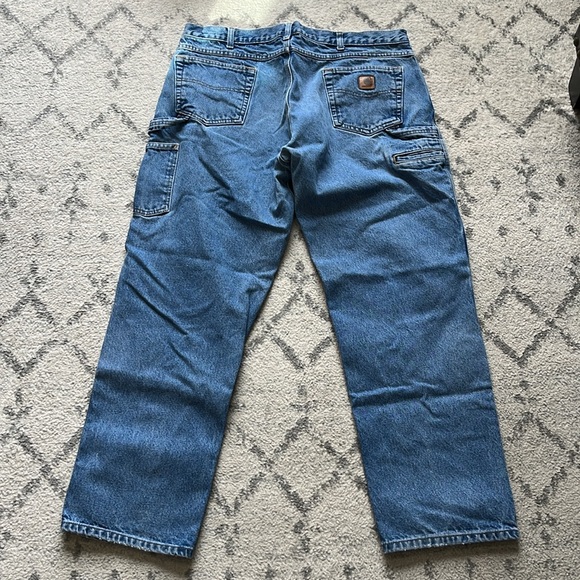 carhartt blue carpenter jean pants - Picture 4 of 5